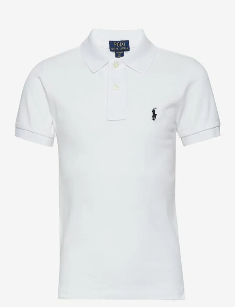 Slim Fit Cotton Mesh Polo Shirt - Kortärmade pikéer