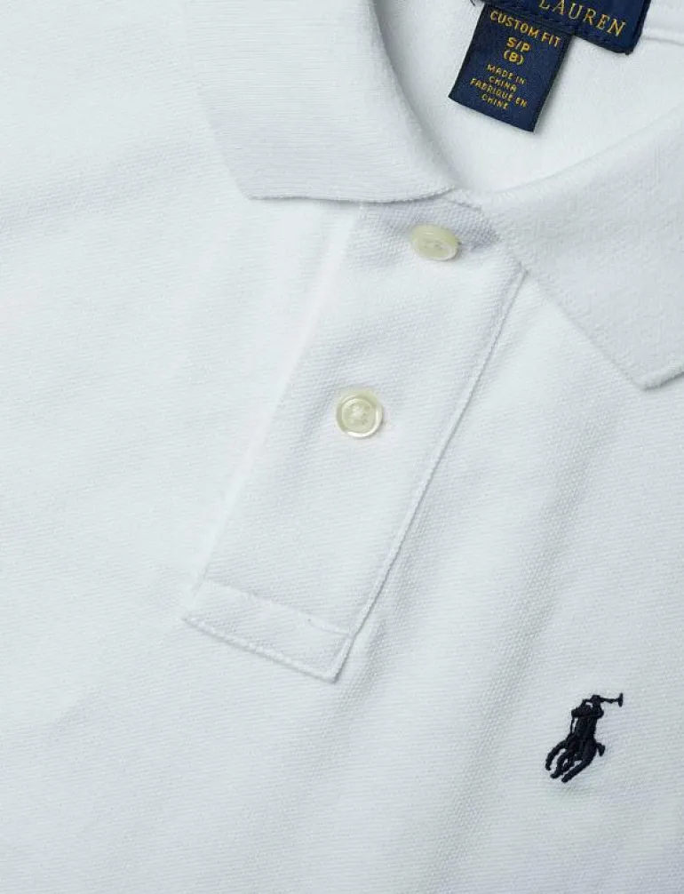 Slim Fit Cotton Mesh Polo Shirt - Kortärmade pikéer