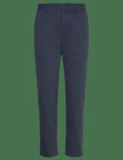Slim fit technical fabric trousers - Chinos