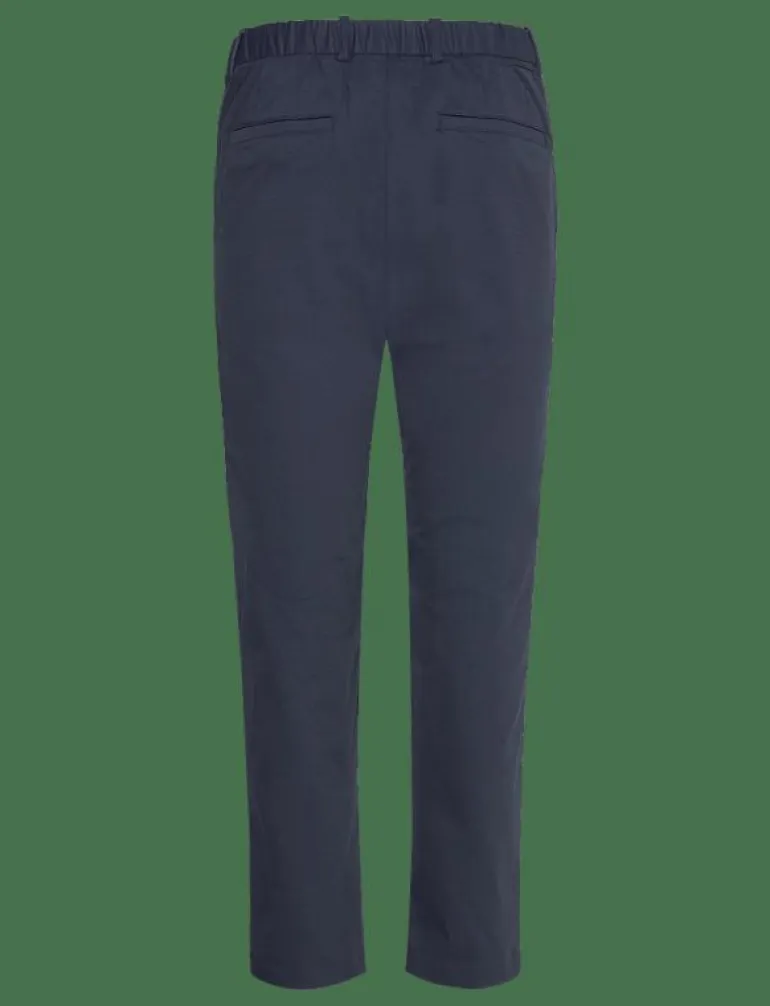 Slim fit technical fabric trousers - Chinos
