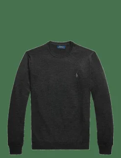 Slim Fit Washable Wool Crewneck Sweater - Rundhalsad