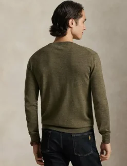 Slim Fit Washable Wool V-Neck Sweater - V-ringat