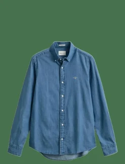 SLIM INDIGO BD - Jeansskjortor