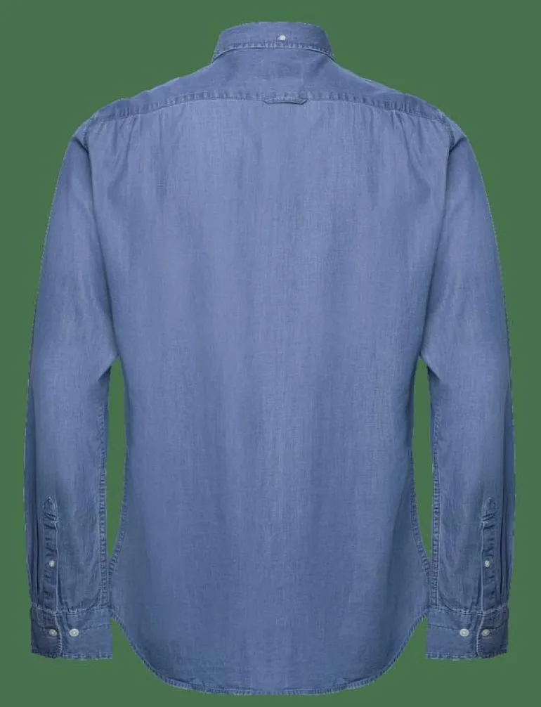 SLIM INDIGO BD - Jeansskjortor