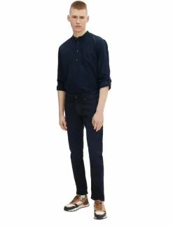 slim PIERS blue black denim - Slim jeans