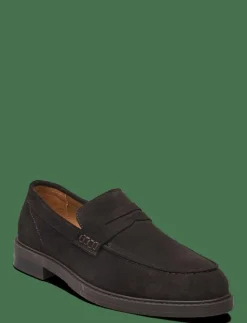 SLMBLAKE SUEDE PENNY LOAFER - Loafers