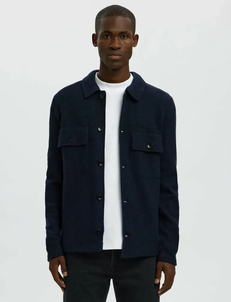 SLMNEALY LS KNIT WORKWEAR CARDIGAN NOOS - Ulljackor