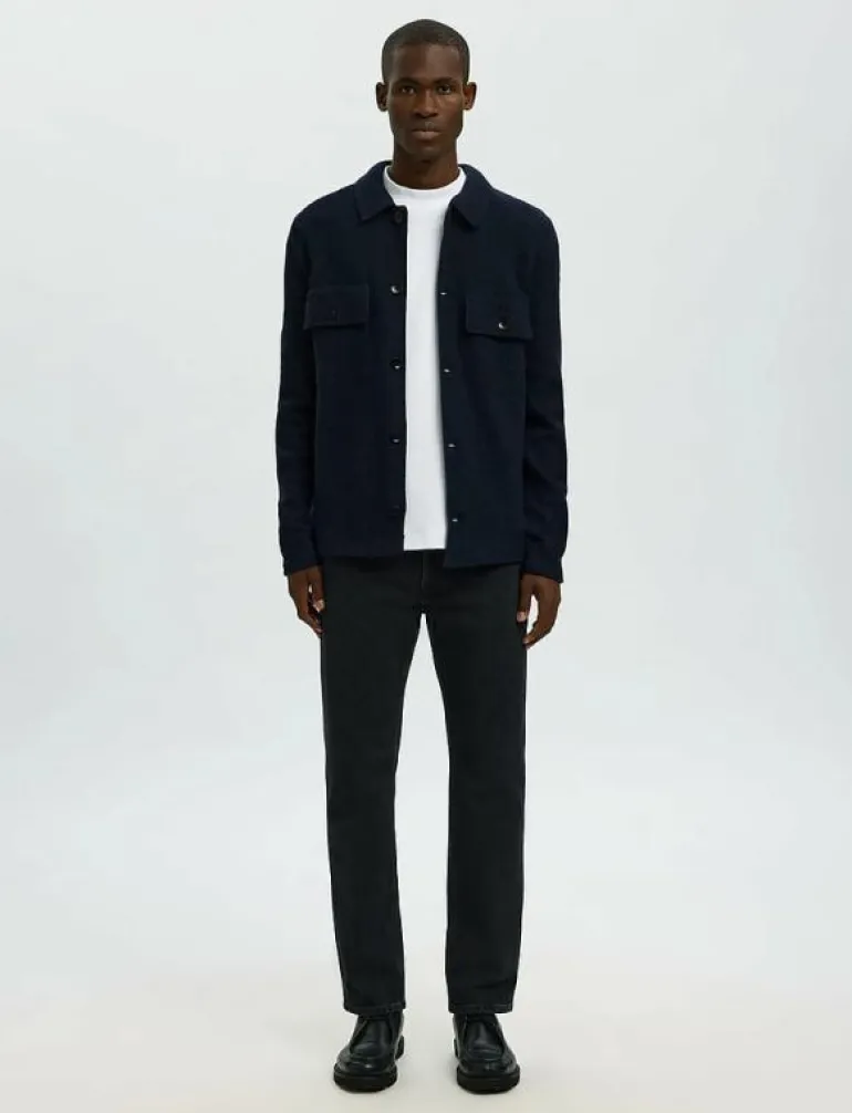 SLMNEALY LS KNIT WORKWEAR CARDIGAN NOOS - Ulljackor
