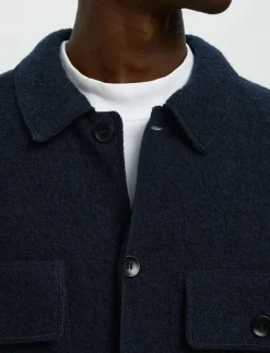 SLMNEALY LS KNIT WORKWEAR CARDIGAN NOOS - Ulljackor