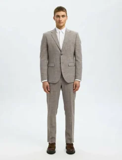 SLMSLIM-OASIS LINEN TRS NOOS - Linnebyxor