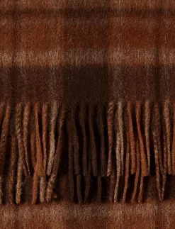 SLMTOPE WOOL CHECK SCARF - Halsdukar
