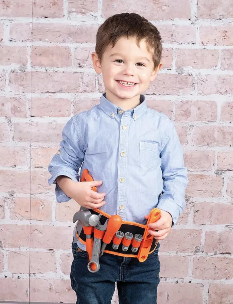 Smoby Black+Decker Verktygsbälte i tyg - Leksaksverktyg