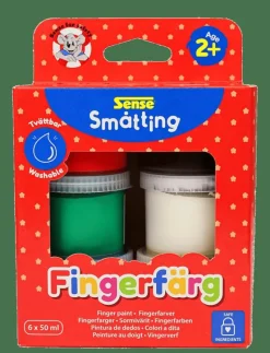SMÅTTING FINGERFÄRG 6P - Färg