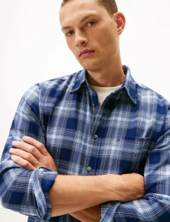 SOFT TOUCH BLND CHECKED RF SHIRT - Rutiga skjortor