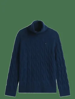 SOFT WOOL CABLE ROLL-NK LS SWT - Polotröjor