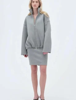 SOFT ZIPPED JACKET - Mellanlager