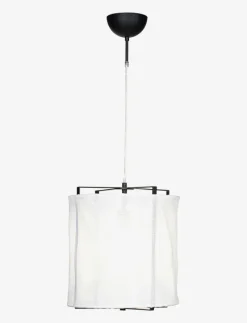 Softy taklampa Ø35cm matt svart/vit - Taklampor