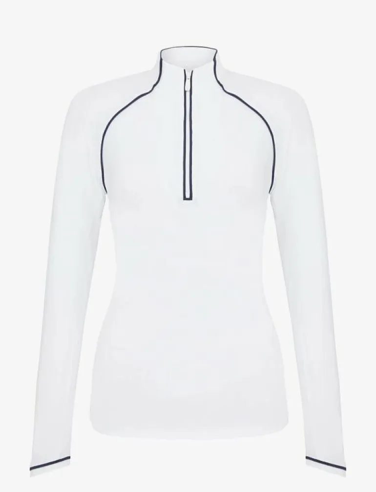 SOLID 1/4 ZIP SUN PROTECTION TOP - Sweatshirts