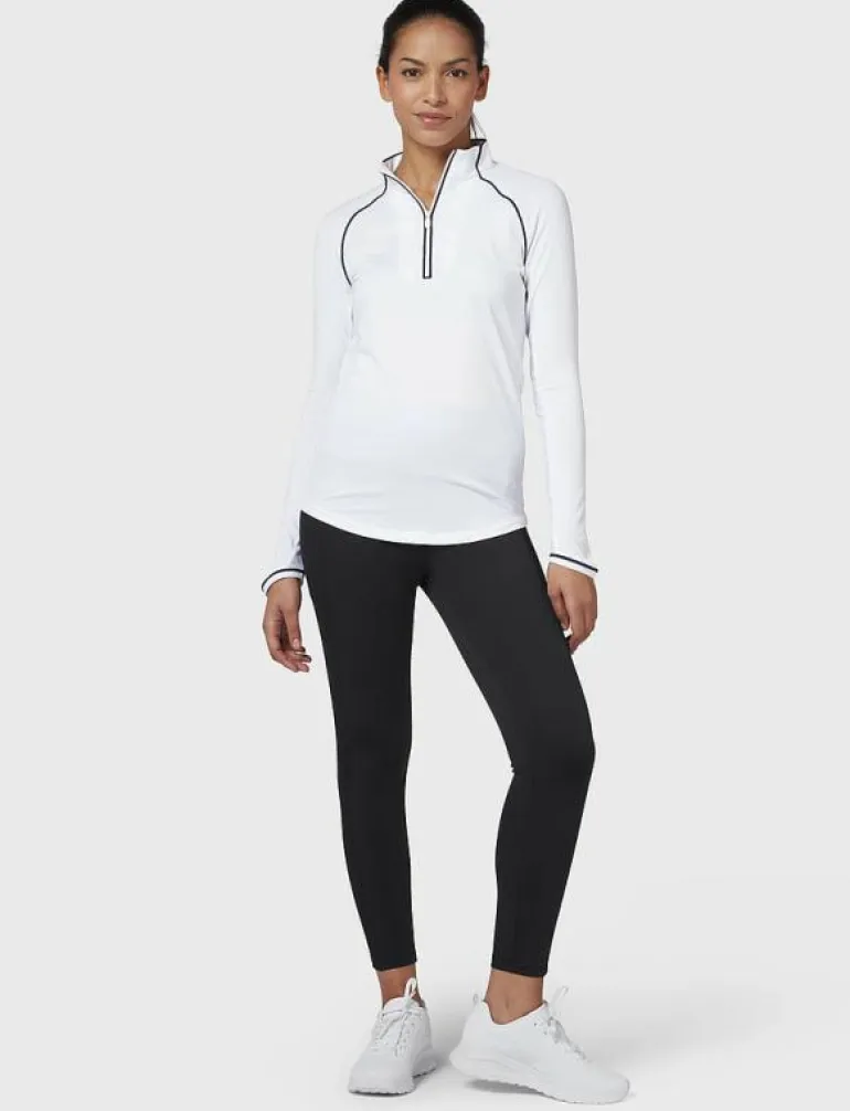 SOLID 1/4 ZIP SUN PROTECTION TOP - Sweatshirts