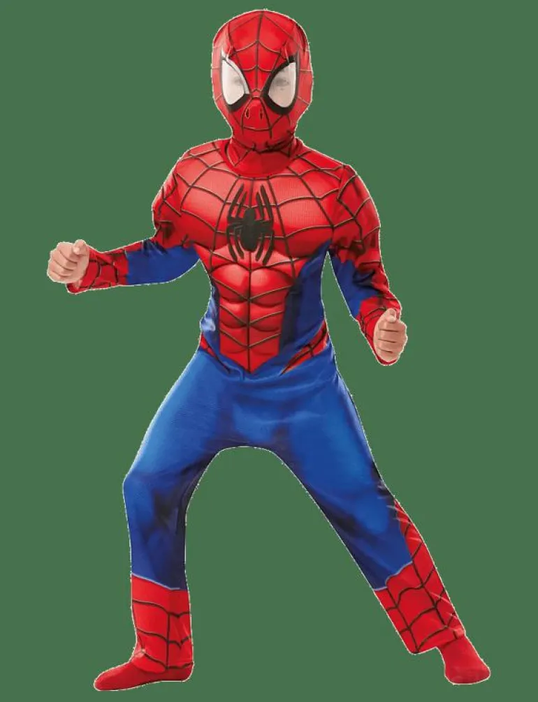 Spiderman Deluxe Costume - Maskeradkläder