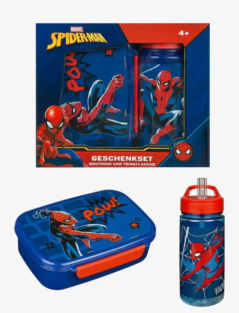 Spider-Man Lunch Box and Water Bottle Set - Lunchlådor