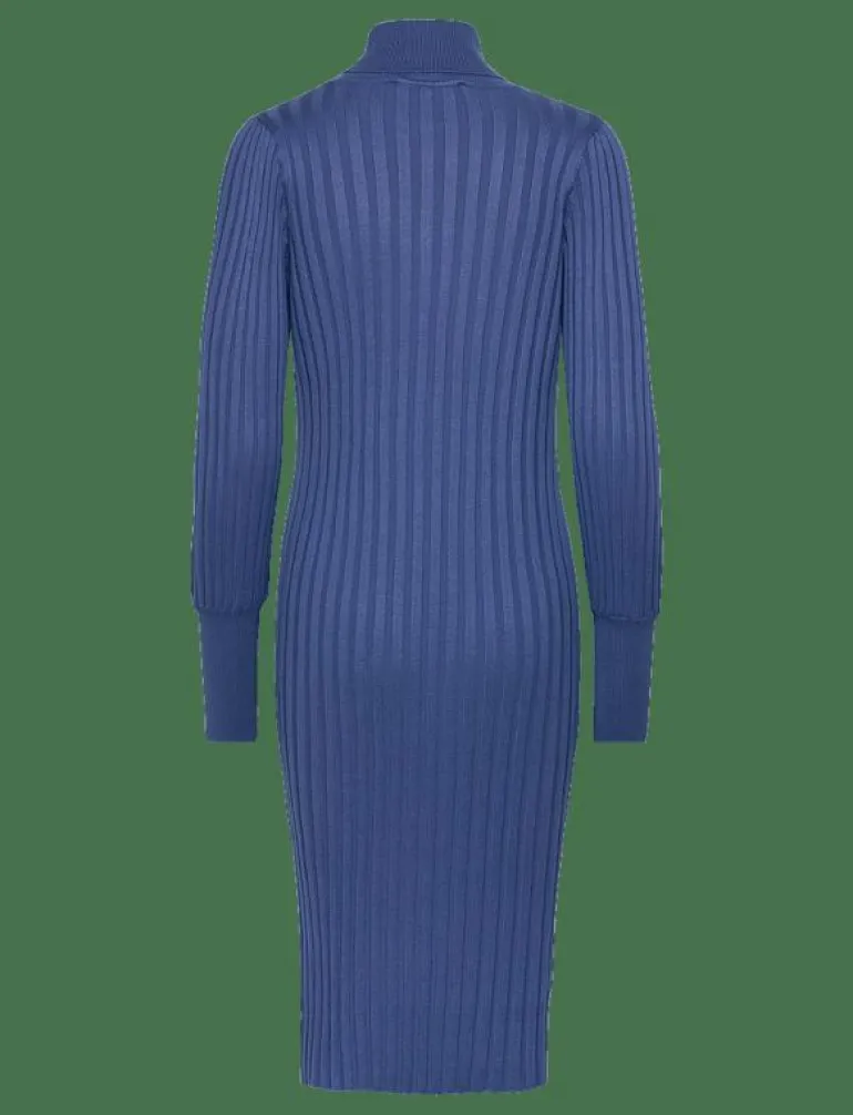 SRFelina Rollneck Dress Knit - Midiklänningar