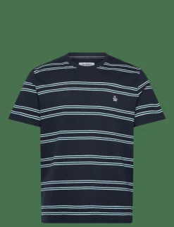 S/S MULTI STRIPE TEE - Kortärmad t-shirt
