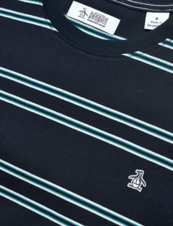 S/S MULTI STRIPE TEE - Kortärmad t-shirt