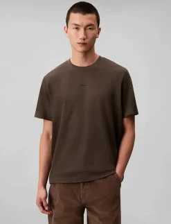 SS STRETCH COTTON PIQUE NANO TEE - Kortärmad t-shirt