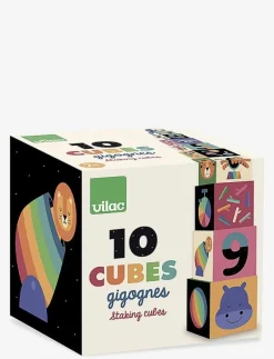Stacking Cubes in Rainbow Colours by Andy Westface - Stapelbara klossar