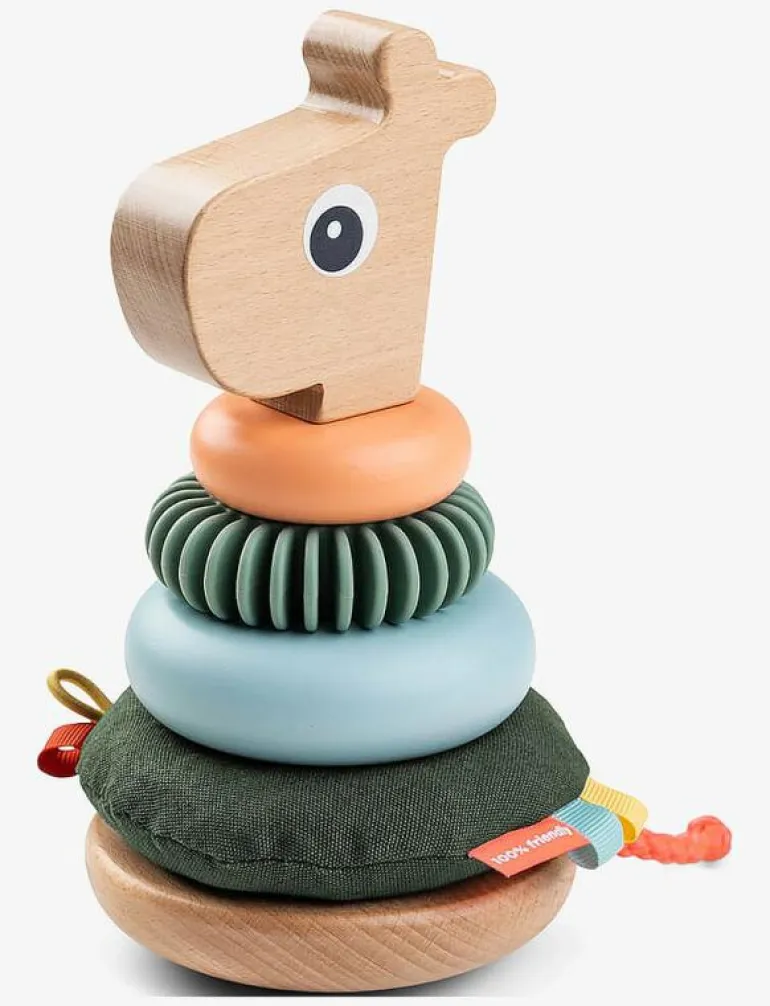 Stacking tower Raffi Colour mix - Stapelbara klossar