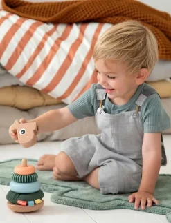 Stacking tower Raffi Colour mix - Stapelbara klossar