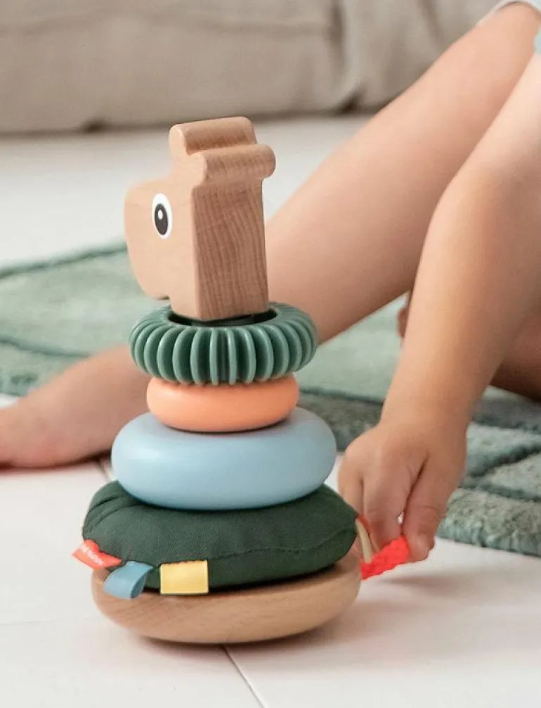 Stacking tower Raffi Colour mix - Stapelbara klossar