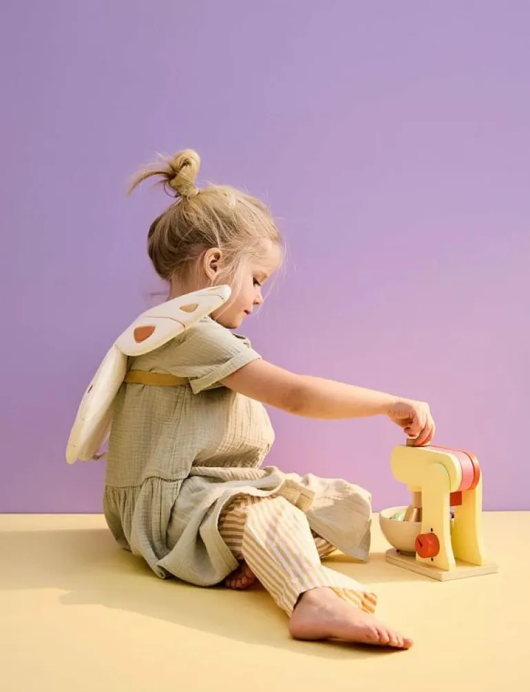 Stand mixer yellow KID'S HUB - Tillbehör till leksakskök