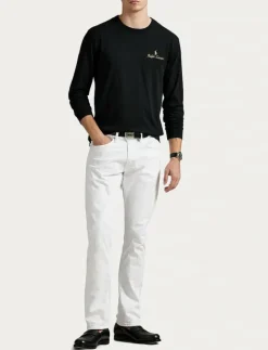 Standard Fit Logo Jersey T-Shirt - Långärmade t-shirts
