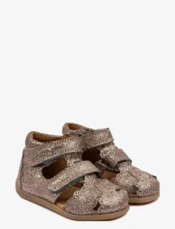 Starters Two Velcro Scalloped Sand - Sandaler