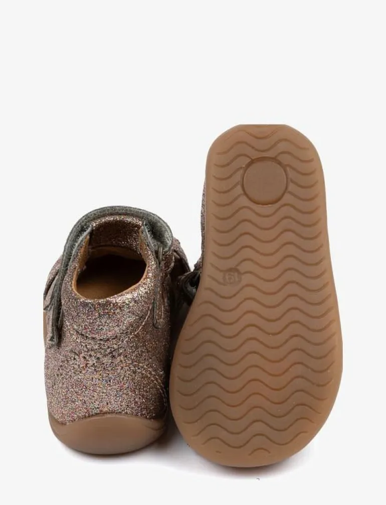 Starters Two Velcro Scalloped Sand - Sandaler