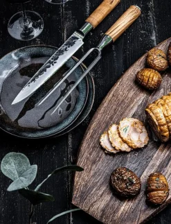 Stekgaffel Forged Olive SdV - Köksknivar & Knivtillbehör