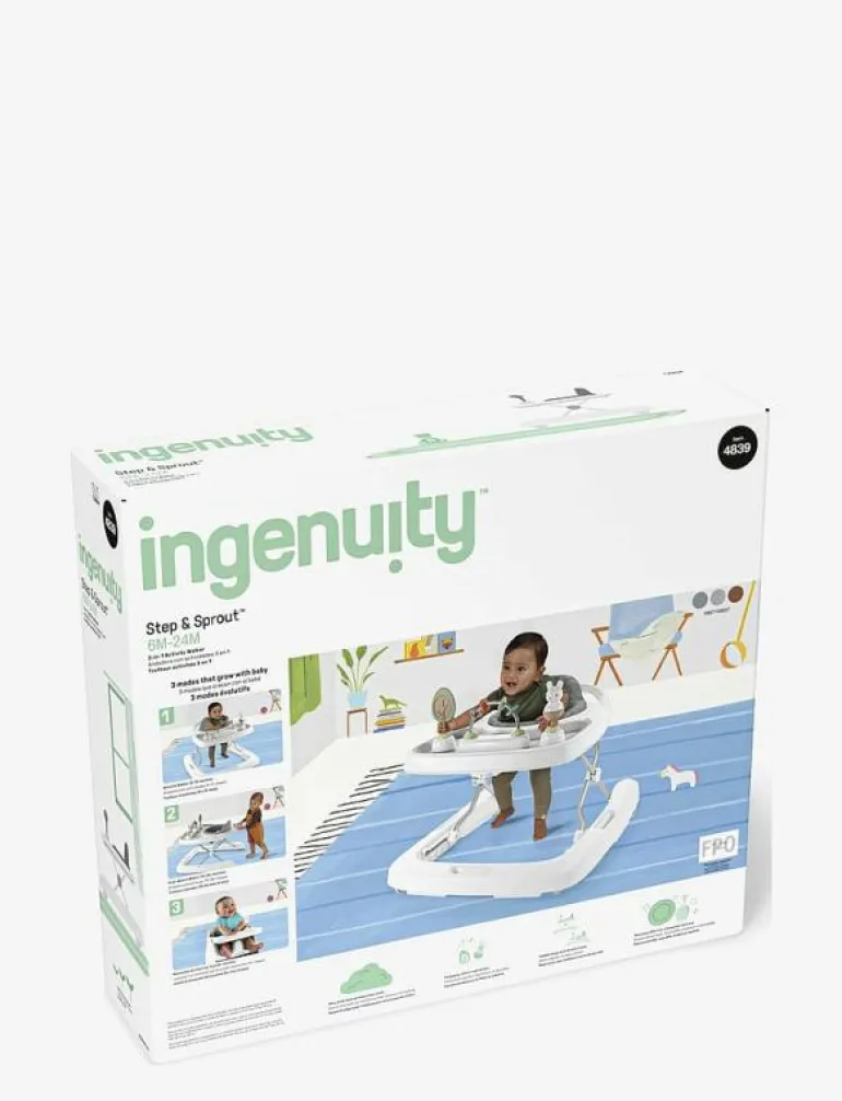 Step & Sprout™ - First Forest™ 3-i-1 gåvogn - Babyleksak