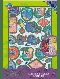 STITCH GLITTER STICKER BOOK A5 - Klistermärken