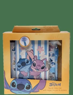 Stitch, Hemlig dagbok med UV-penna - Kalendrar & Anteckningsblock