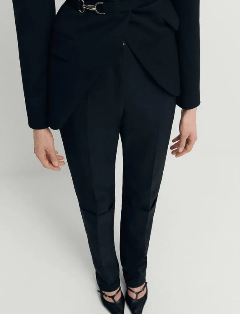 Straight pleated trousers - Raka byxor