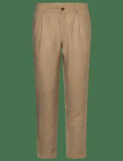 Straight-fit pleated trousers - Casual byxor