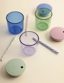 Straw lid for Eco kids cups & glasses - Pipmuggar