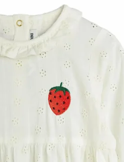 Strawberry emb schiffli jumpsuit - Nederdelar