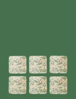Strawberry Thief Coasters - Set of 6 - Serveringstillbehör