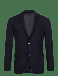 STRETCH WOOL SLIM SUIT BLAZER - Enkelknäppta kavajer