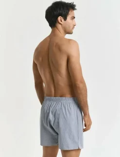 STRIPE AND SOLID BOXER SHORTS 2-P - Boxershorts