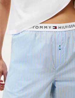 STRIPE POPLIN PANTS (EXT.SIZES) - Nederdelar