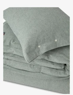 Striped Cotton Flannel Bed Set - Påslakanset